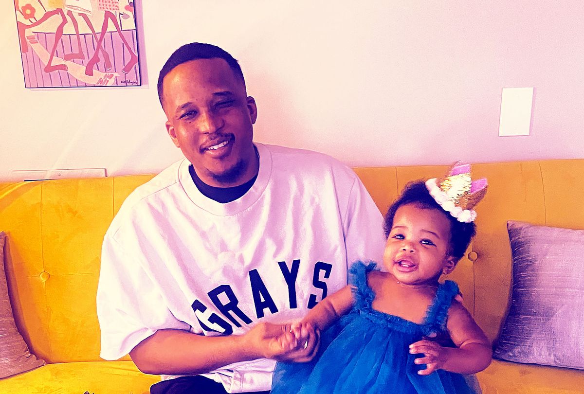 D Watkins and his daughter (Photo provided by D Watkins)