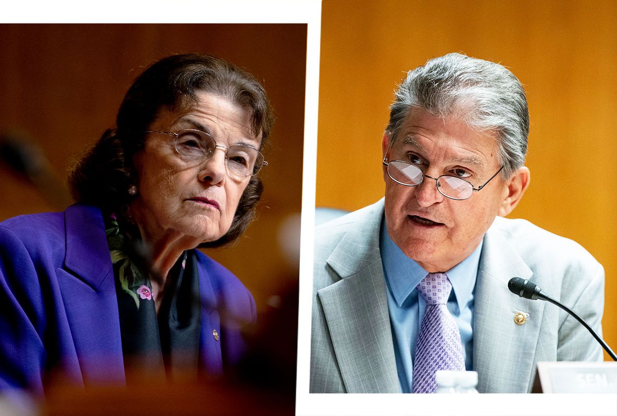 Dianne Feinstein and Joe Manchin (Photo illustration by Salon/Getty Images)