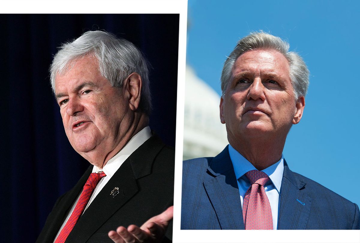 Newt Gingrich and Kevin McCarthy (Photo illustration by Salon/Getty Images)