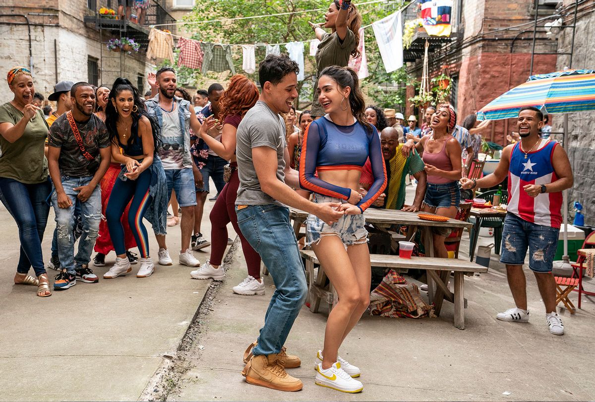 Anthony Ramos and Melissa Barrera in "In the Heights" (Warner Bros.)