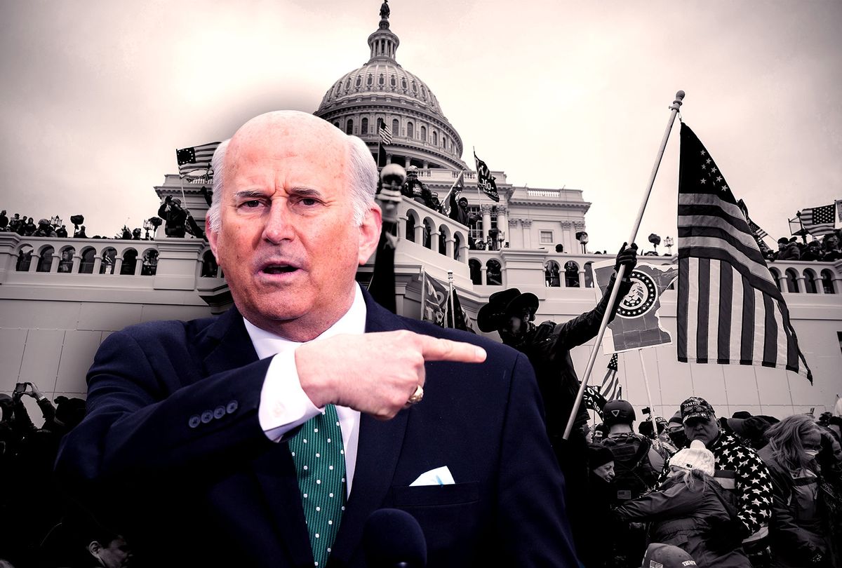 Rep. Louie Gohmert, R-Texas & the Capitol Riot of January 6th, 2021. (Photo illustration by Salon/Getty Images)