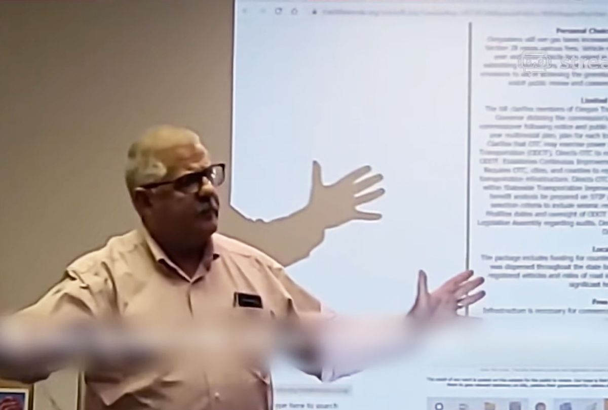 Just days before Rep. Mike Nearman helped armed protesters enter the closed Oregon Capitol building, endangering fellow lawmakers and Capitol employees, he coached constituents on the exact steps to get his help breaking in. (Youtube/The Oregonian)