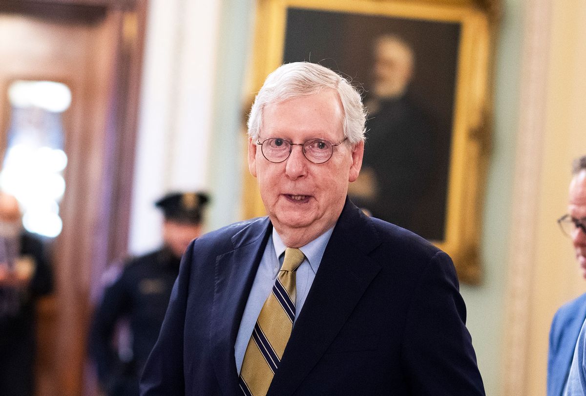 Senate Minority Leader Mitch McConnell, R-Ky. (Tom Williams/CQ-Roll Call, Inc via Getty Images)