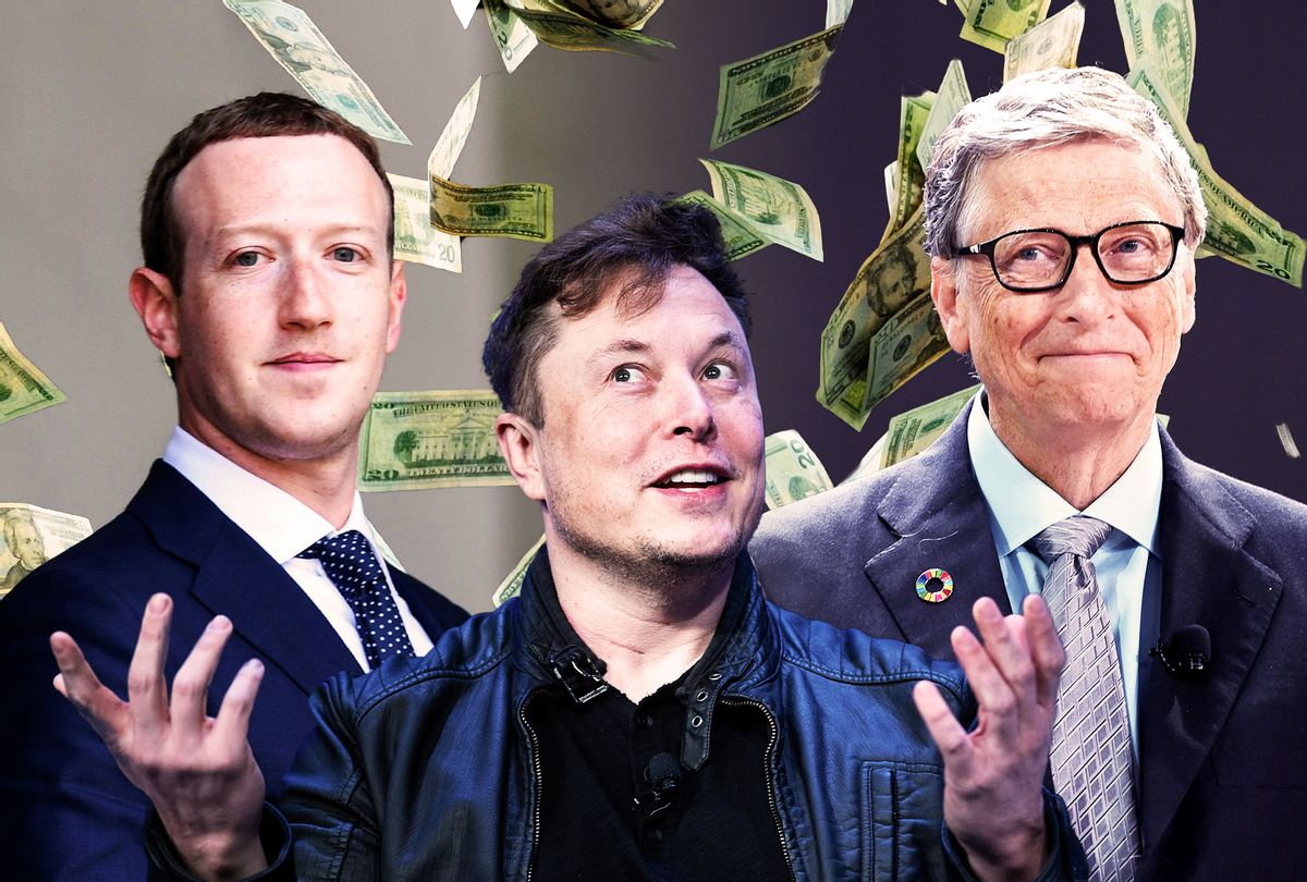 Mark Zuckerberg, Elon Musk and Bill Gates (Photo illustration by Salon/Getty Images)