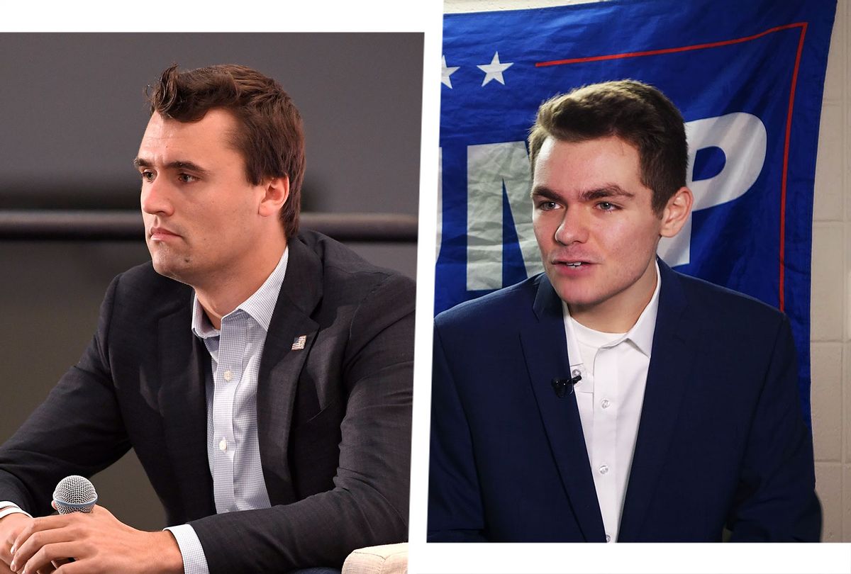 Charlie Kirk and Nick Fuentes (Photo illustration by Salon/Getty Images)