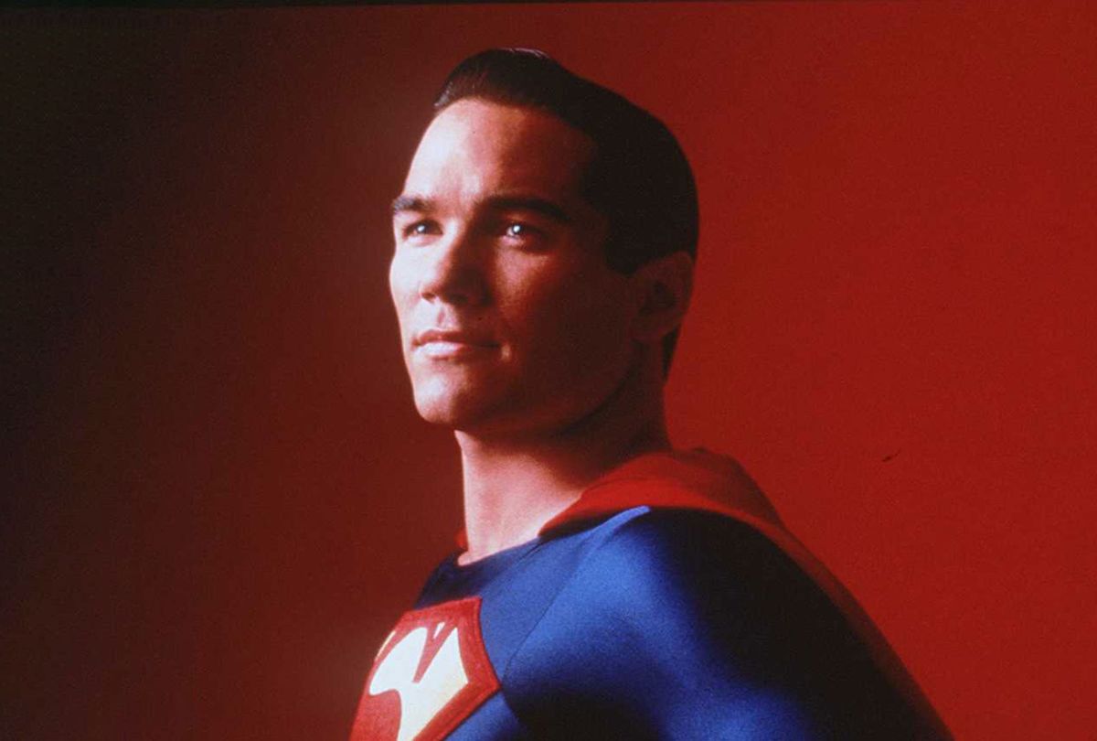 1996 DEAN CAIN IN LOIS AND CLARK: THE NEW ADVENTURES OF SUPERMAN (Getty Images/Warner Bros.)