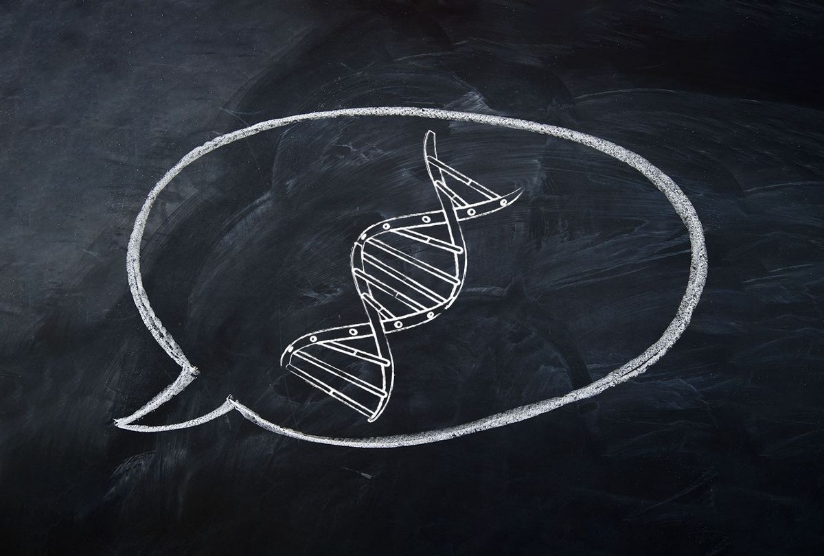 DNA in a speech bubble (Photo illustration by Salon/Getty Images)