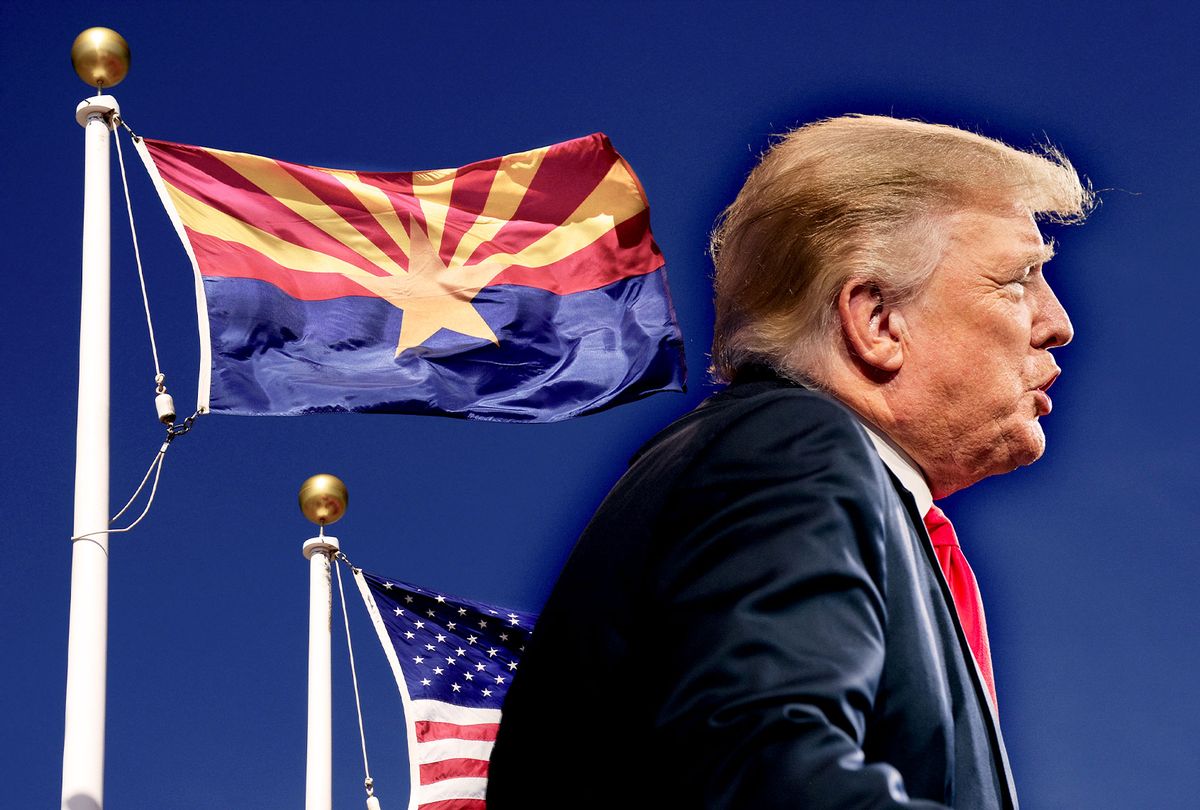 Donald Trump | Arizona State Flag (Photo illustration by Salon/Getty Images)