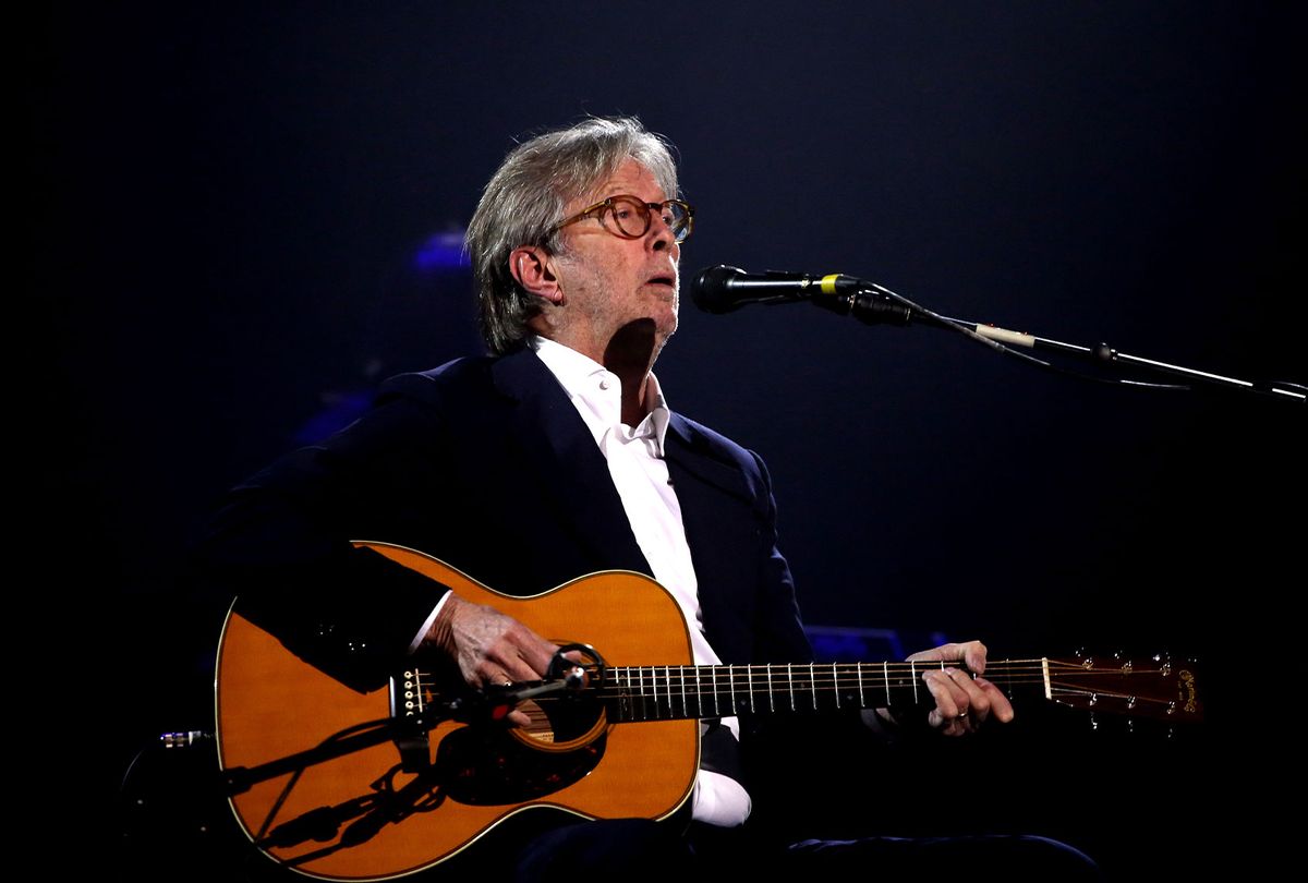 Eric Clapton on stage during The Fashion Awards 2019 held at Royal Albert Hall on December 02, 2019 in London, England. (Lia Toby/BFC/Getty Images)