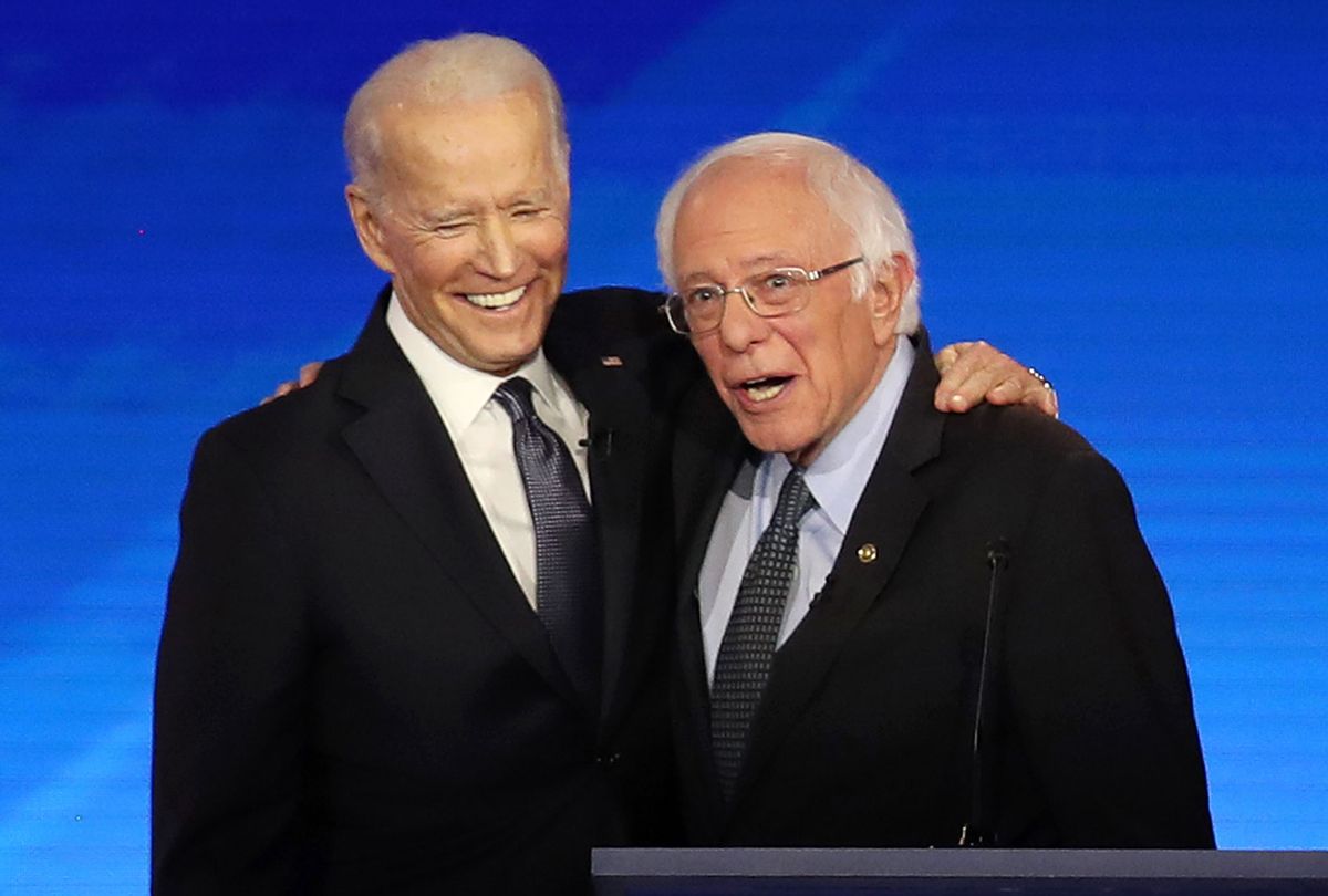 Joe Biden and Bernie Sanders (Joe Raedle/Getty Images)