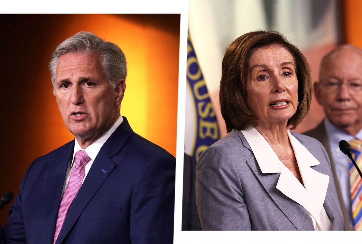 Kevin McCarthy and Nancy Pelosi (Photo illustration by Salon/Getty Image)