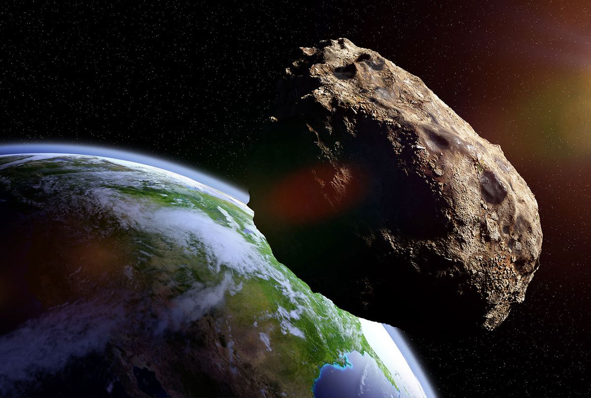 Meteorite in orbit (Getty Images)