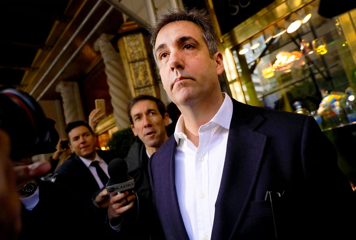 Michael Cohen, the former personal attorney to President Donald Trump, departs his Manhattan apartment for prison on May 06, 2019 in New York City. Cohen is due to report to a federal prison in Otisville, New York, where he will begin serving a three-year sentence for campaign finance violations, tax evasion and other crimes. (Spencer Platt/Getty Images)