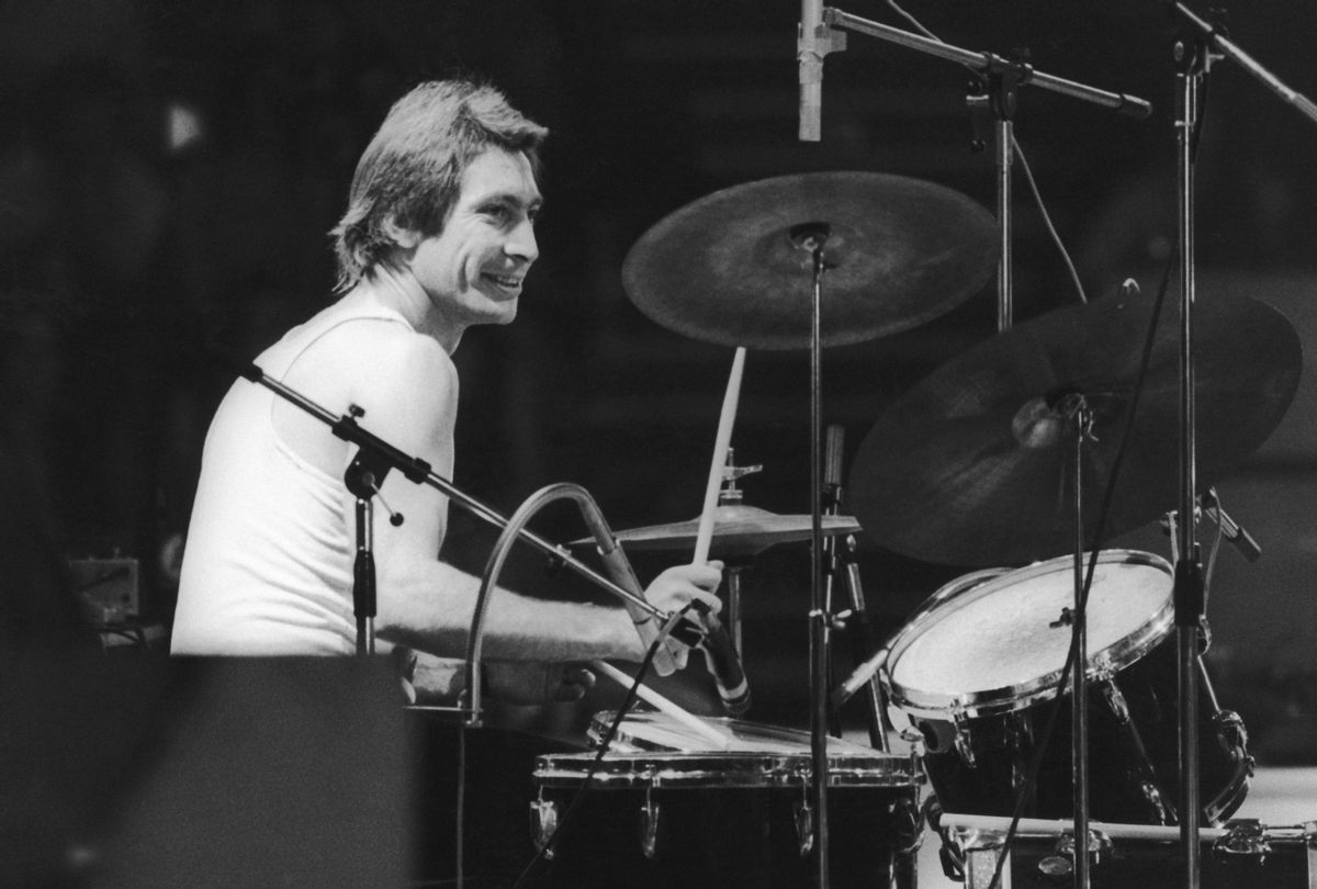 Drummer Charlie Watts of the Rolling Stones at a British concert  (Daily Express/Hulton Archive/Getty Images)
