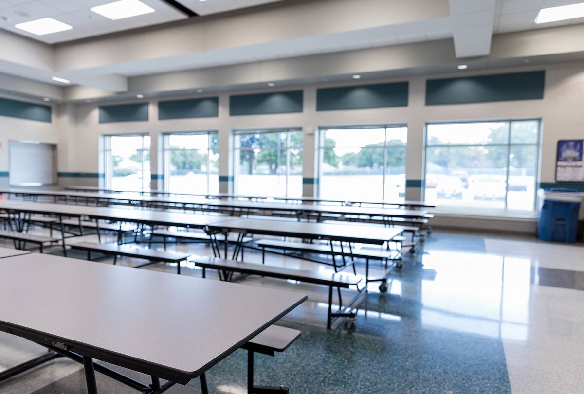 Empty school cafeteria (Getty Images/SDI Productions)