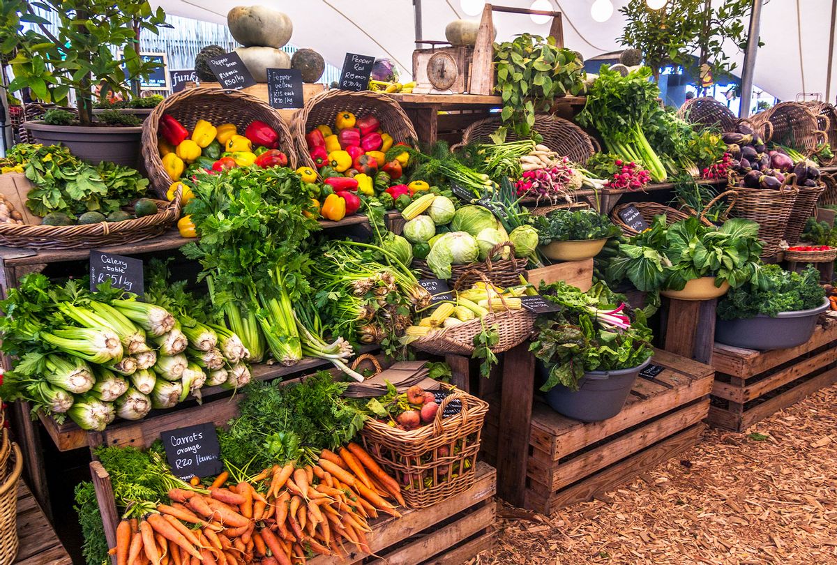 Fresh food and vegetables at a Farmer's Market (Rodger Shagam/Getty Images)