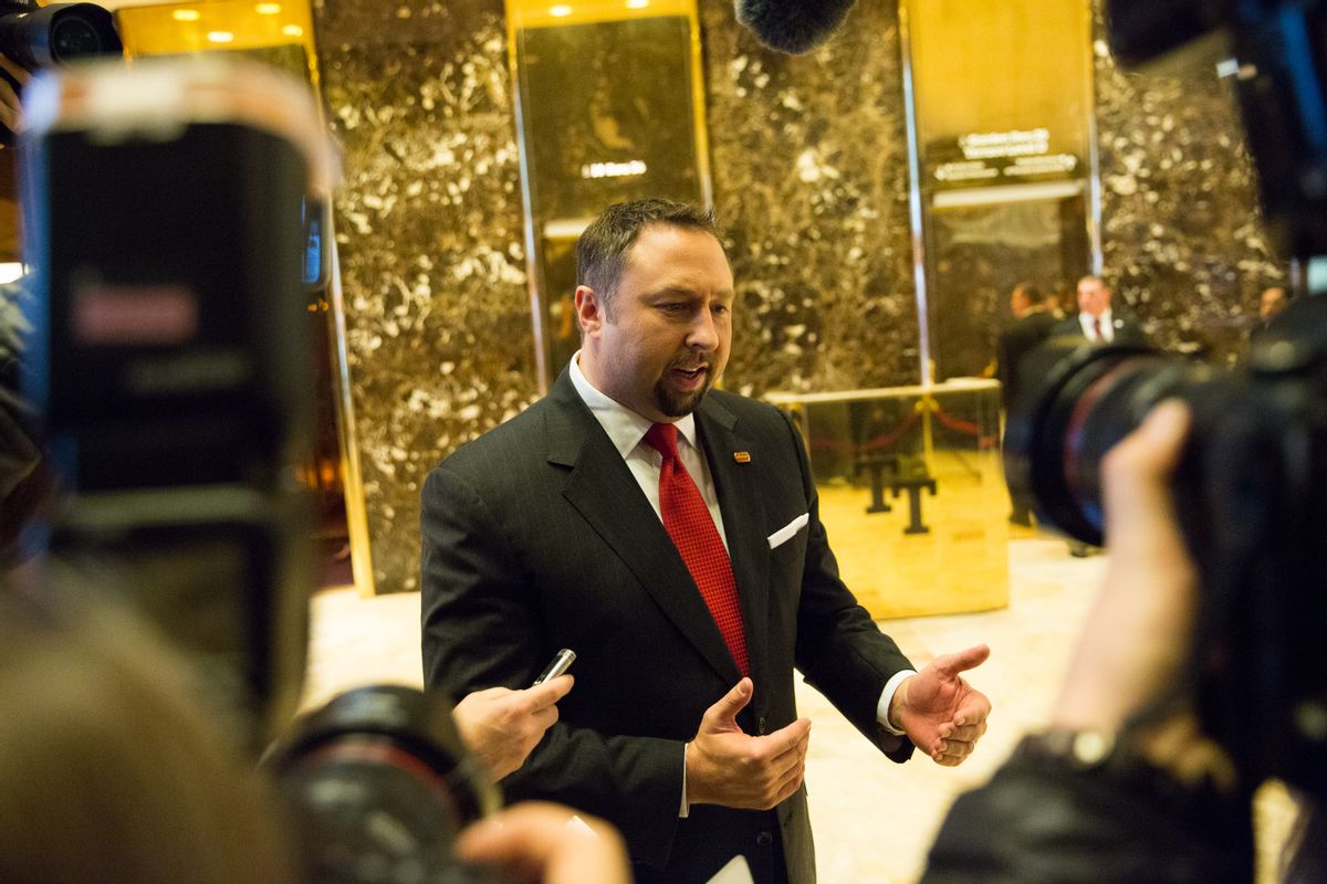 Jason Miller, CEO of social media company GETTR and former campaign spokesman for President Donald Trump. (Getty Images)