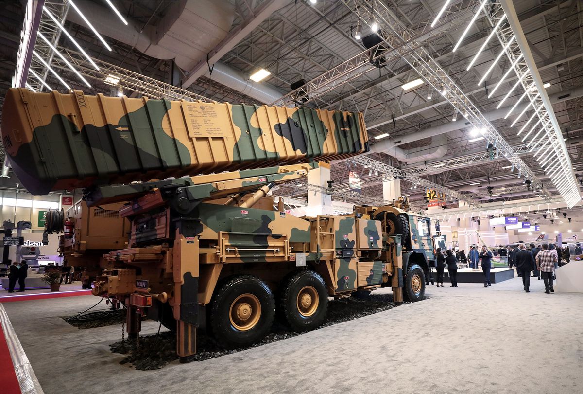 14th International Defence Industry Fair (IDEF) held in Istanbul, Turkey on April 30, 2019. (Sebnem Coskun/Anadolu Agency/Getty Images)