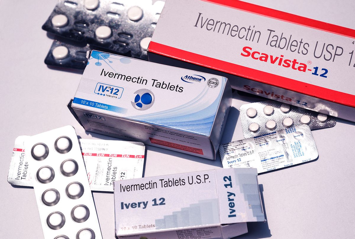 Tablets of Ivermectin drugs (Soumyabrata Roy/NurPhoto via Getty Images)