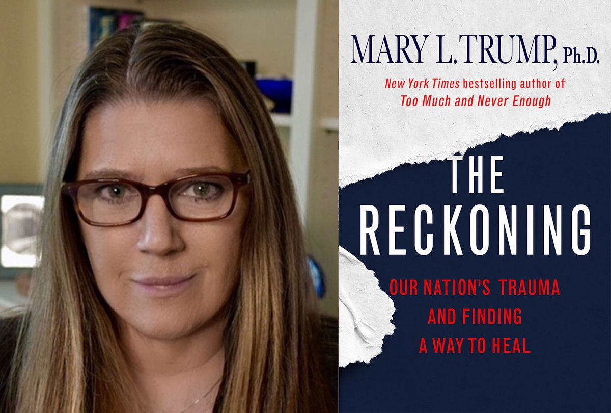 "The Reckoning: Our Nation's Trauma And Finding A Way To Heal" by Mary Trump (Photo illustration by Salon/Avary L. Trump/St. Martin's Press)