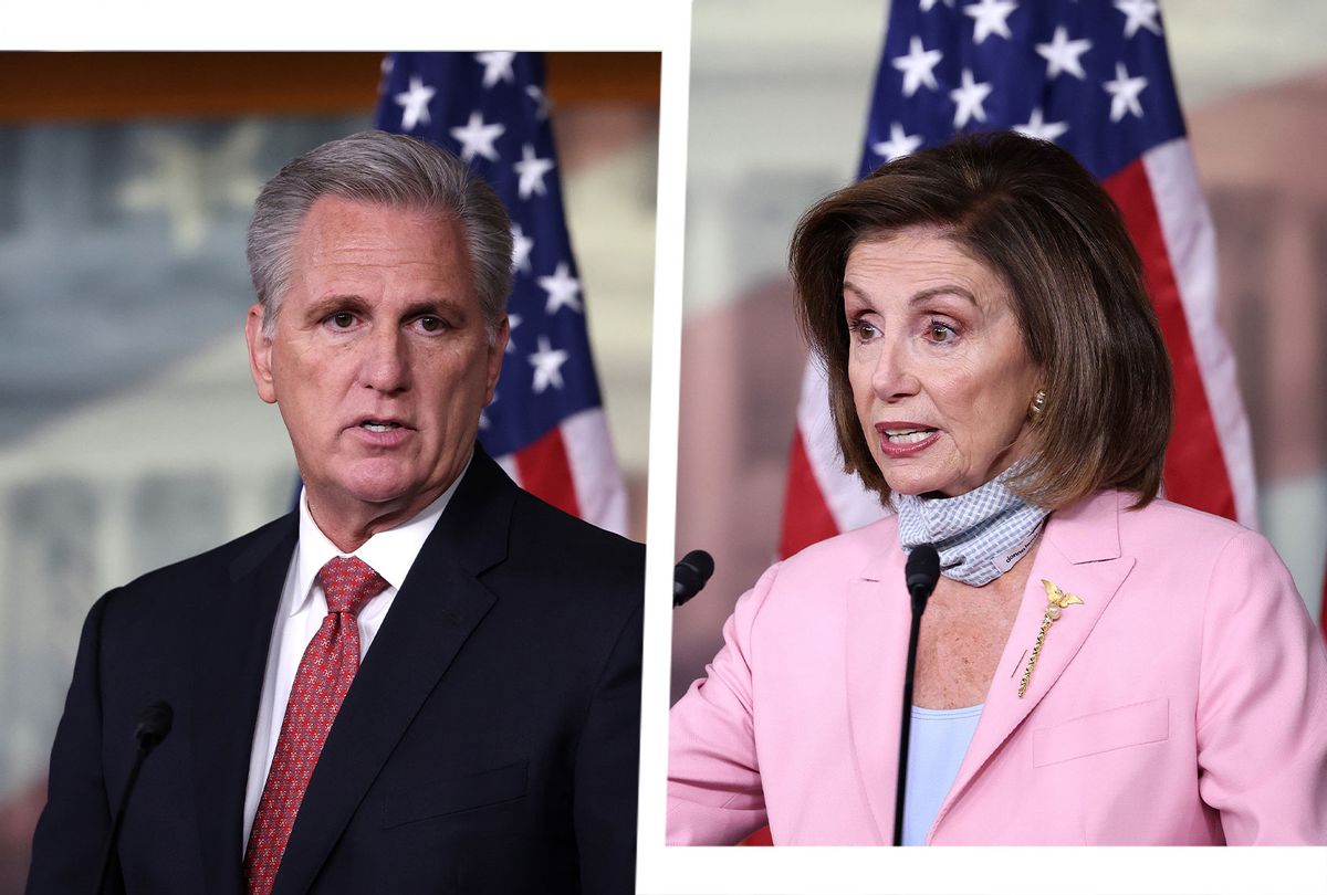 Kevin McCarthy and Nancy Pelosi (Photo illustration by Salon/Getty Images/Kevin Dietsch)