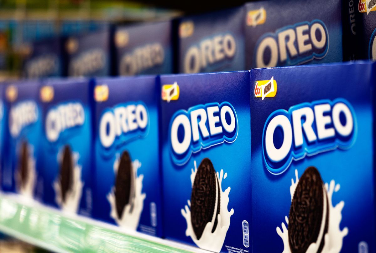 Oreo Cookies seen on a store shelf. (Igor Golovniov/SOPA Images/LightRocket via Getty Images)