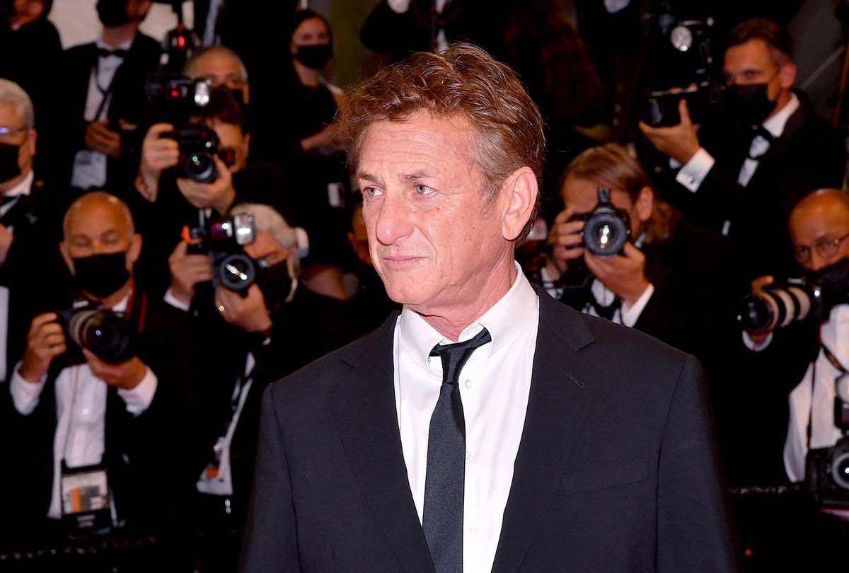 Sean Penn attends the "Flag Day" screening during the 74th annual Cannes Film Festival on July 10, 2021 in Cannes, France. (Stephane Cardinale/Corbis/Getty Images)