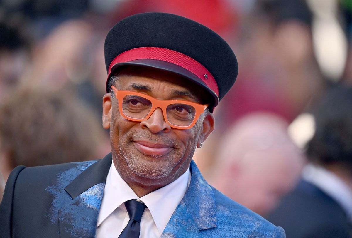 Spike Lee attends the final screening of "OSS 117: From Africa With Love" and closing ceremony during the 74th annual Cannes Film Festival on July 17, 2021 in Cannes, France. (Lionel Hahn/Getty Images)