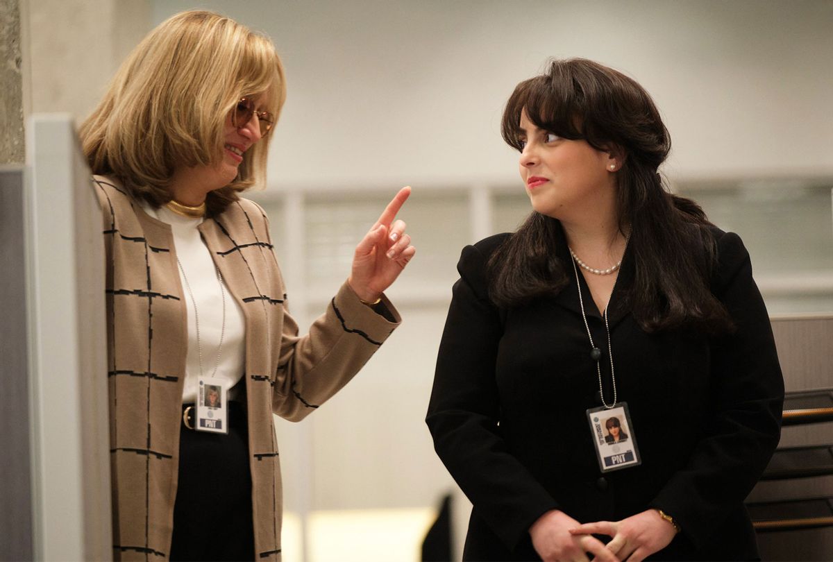 Sarah Paulson as Linda Tripp and Beanie Feldstein as Monica Lewinsky in "American Crime Story: Impeachment" (Tina Thorpe/FX)