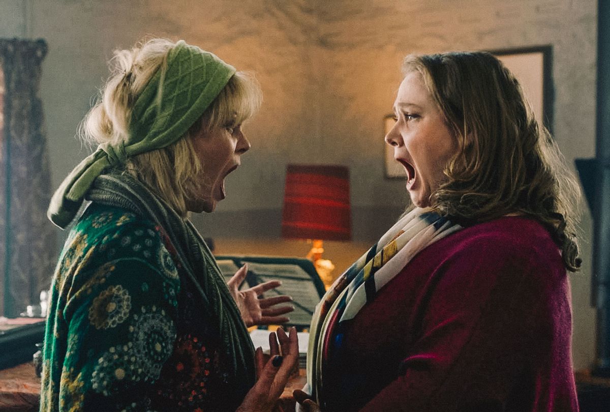 Joanna Lumley and Danielle Macdonald in "Falling for Figaro" (IFC Films)