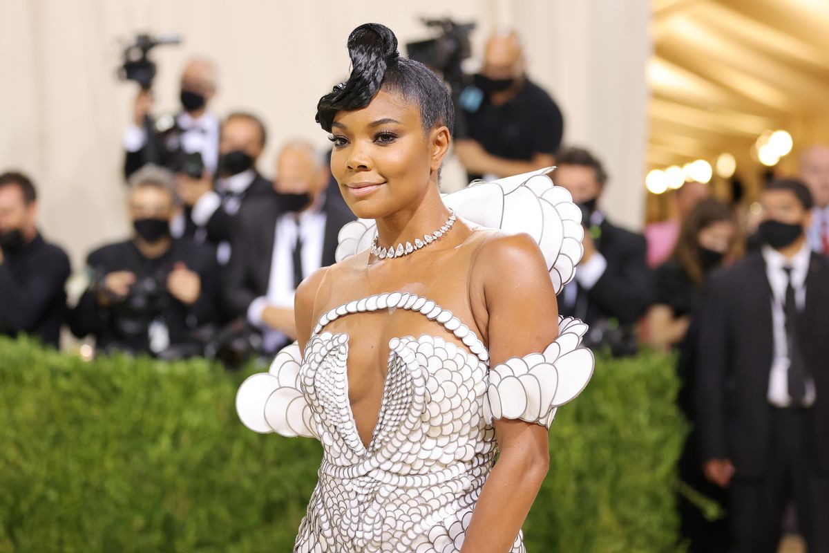 Gabrielle Union attends The 2021 Met Gala Celebrating In America: A Lexicon Of Fashion at Metropolitan Museum of Art on September 13, 2021 in New York City. (Mike Coppola/Getty Images)