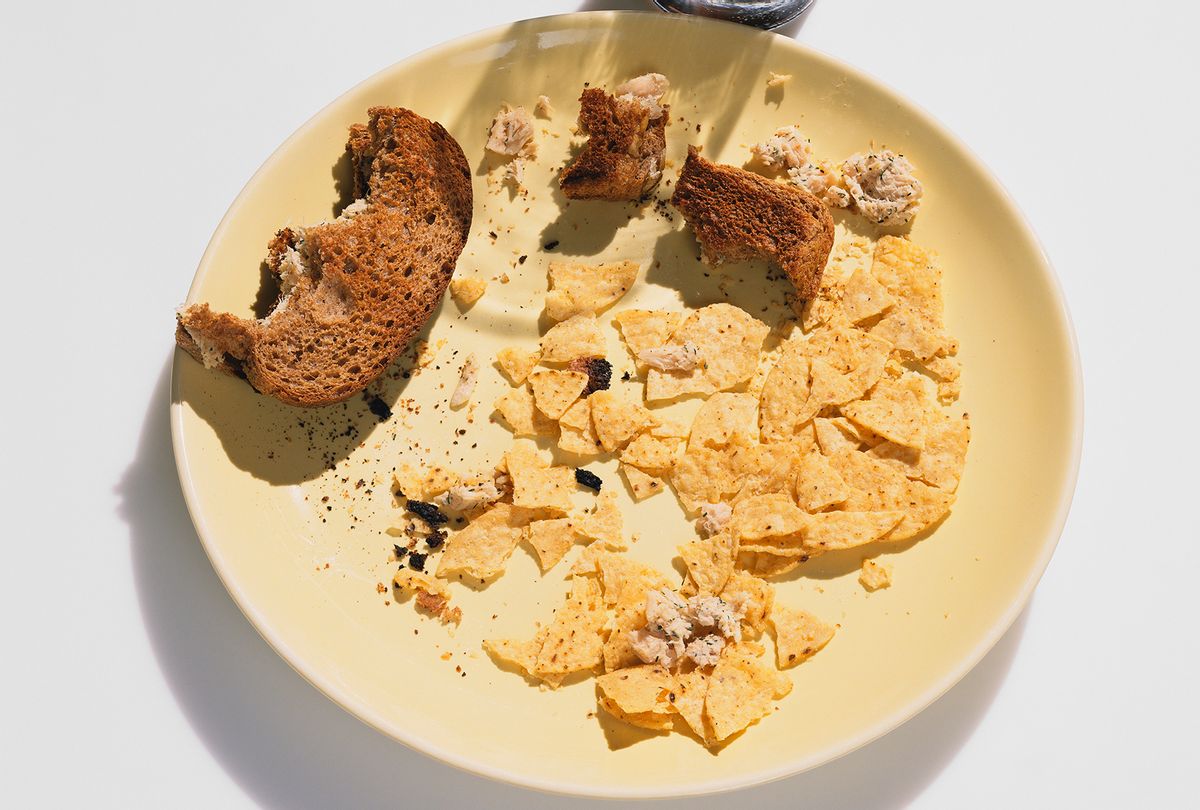 A half-eaten lunch. (Getty Images)