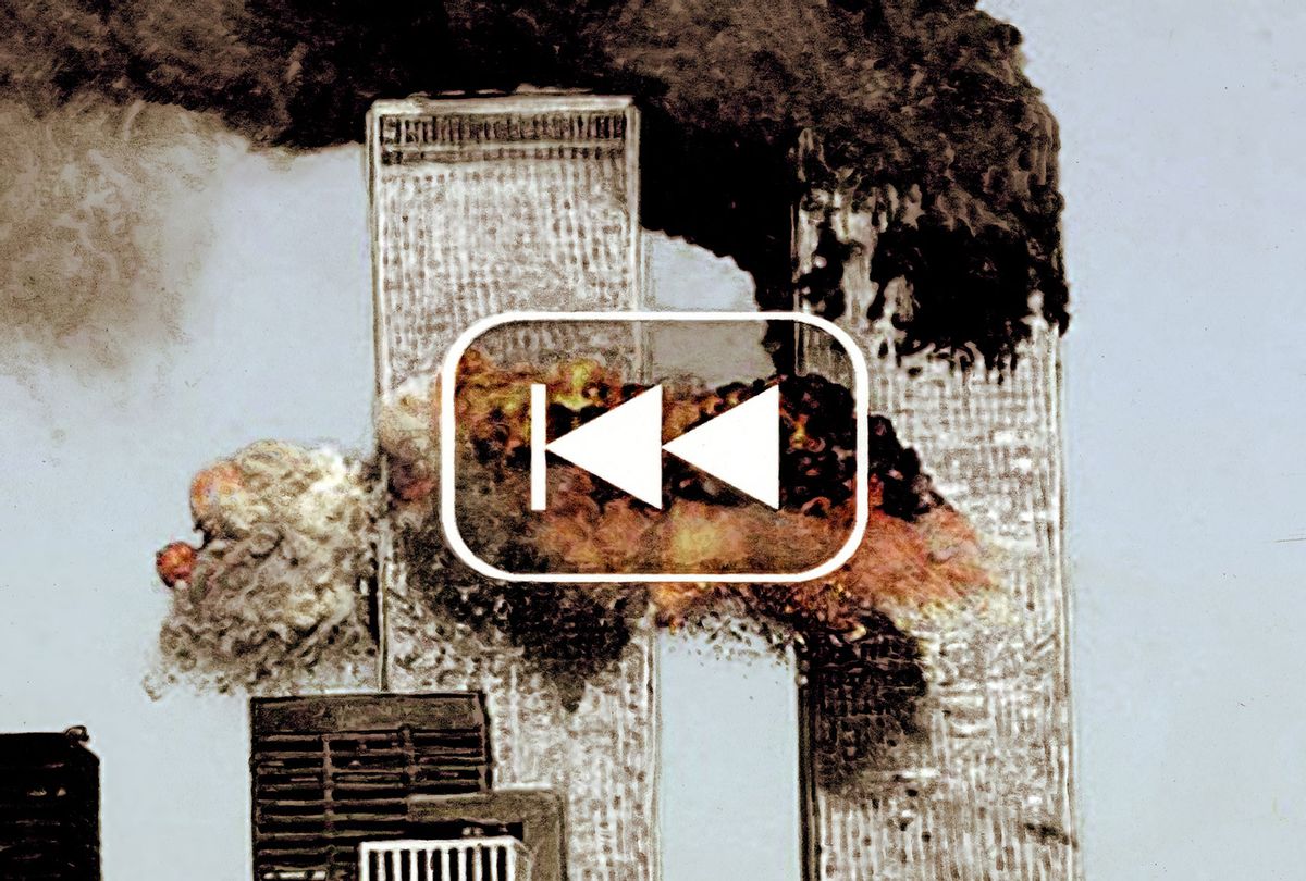 9/11 Rewind (Illustration courtesy of Mr Fish)