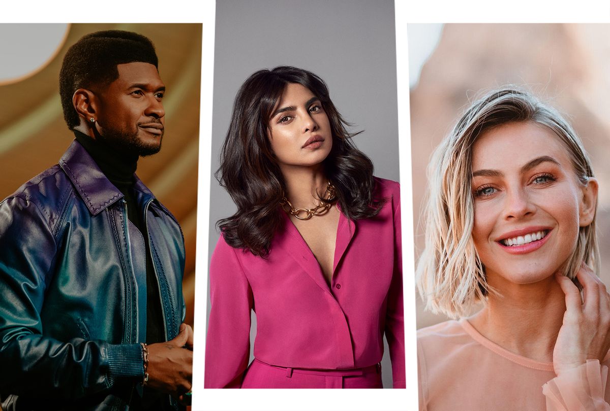 Usher, Priyanka Chopra Jonas and Julianne Hough were named as co-hosts of "The Activist" (Photo illustration by Salon/CBS)