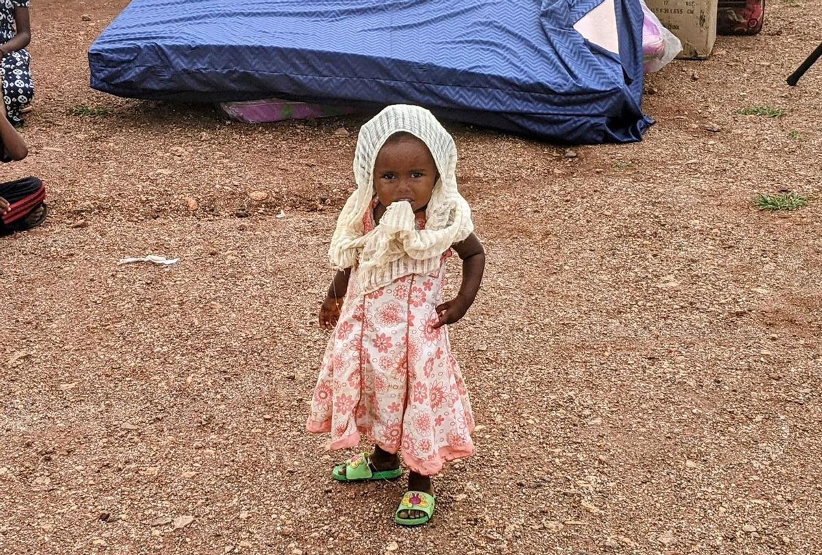 Tigrayan refugee girl in Um Rakuba, Sudan. (Photographed by Jonathan Hutson)