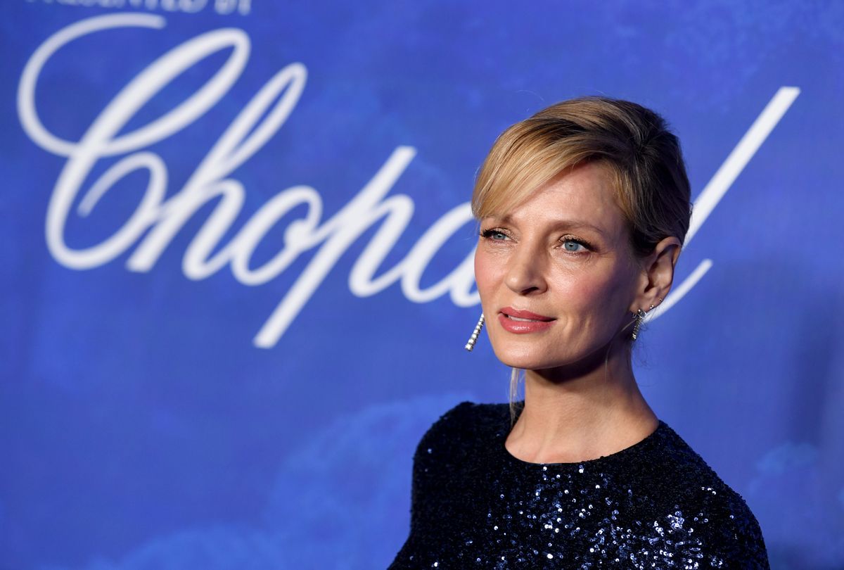 Uma Thurman at the Hollywood For The Global Ocean Gala in Beverly Hills, February 2020  (Kevin Winter/Getty Images)