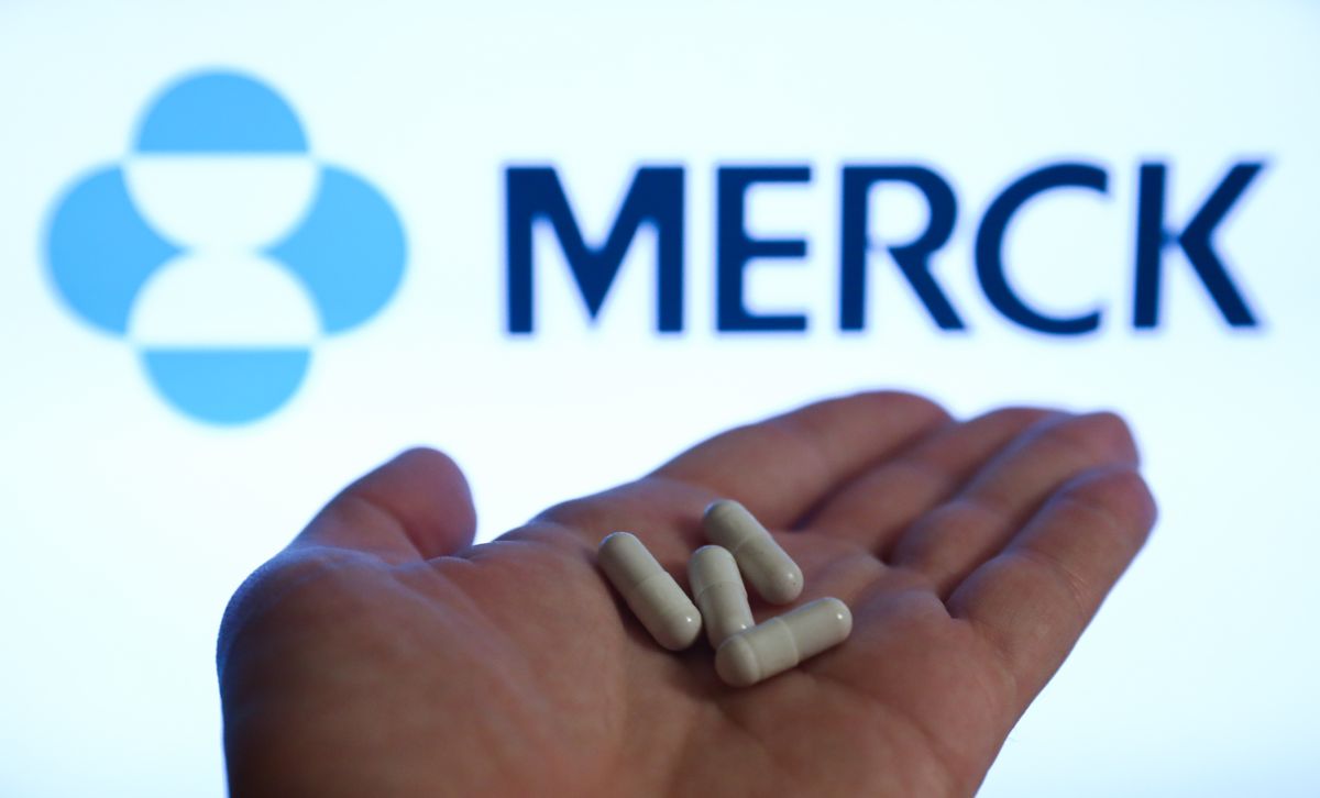 Merck raised prices significantly on its new COVID-19 drug. (Getty Images)