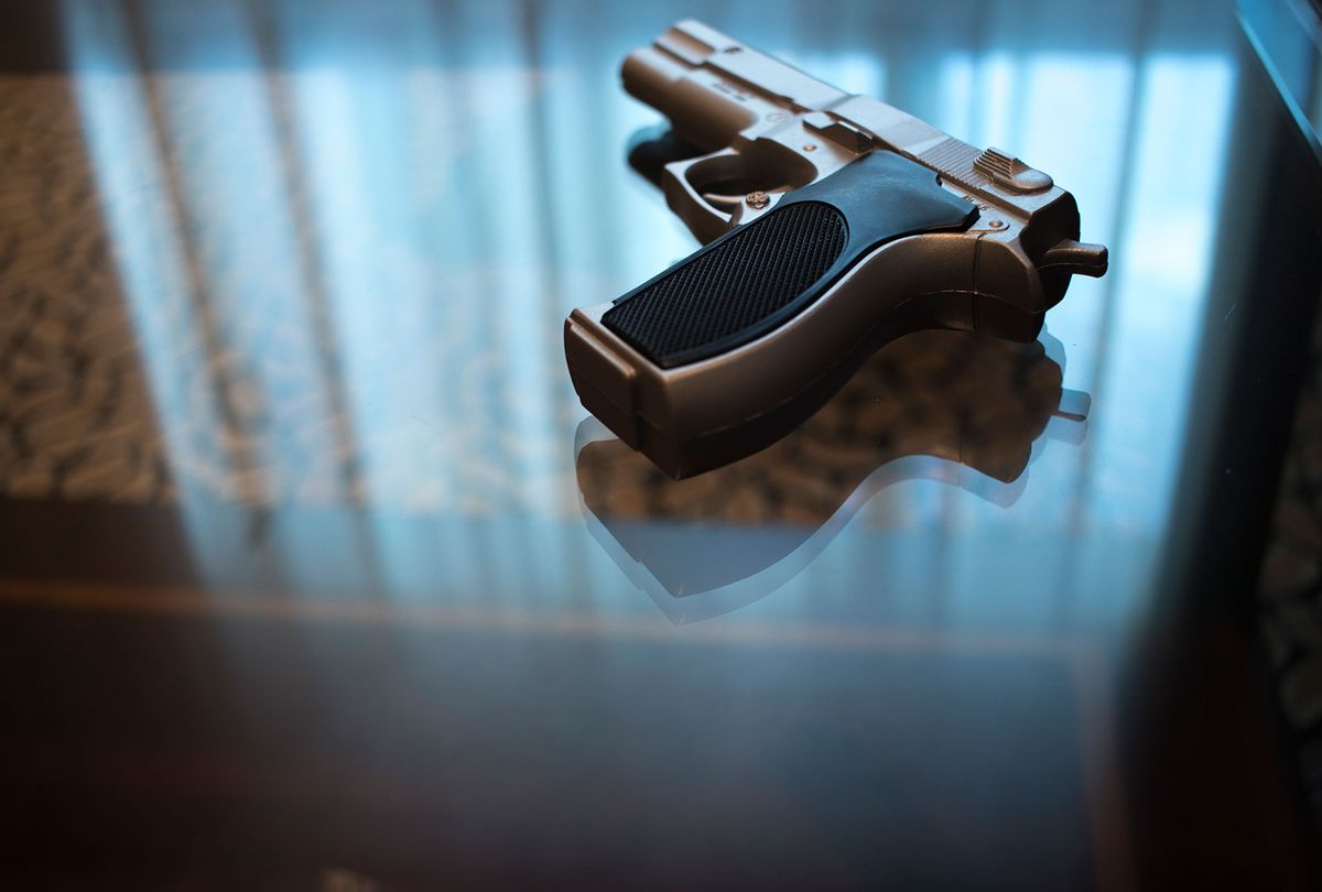 Gun On A Table (Getty Images/Edward Olive/EyeEm)