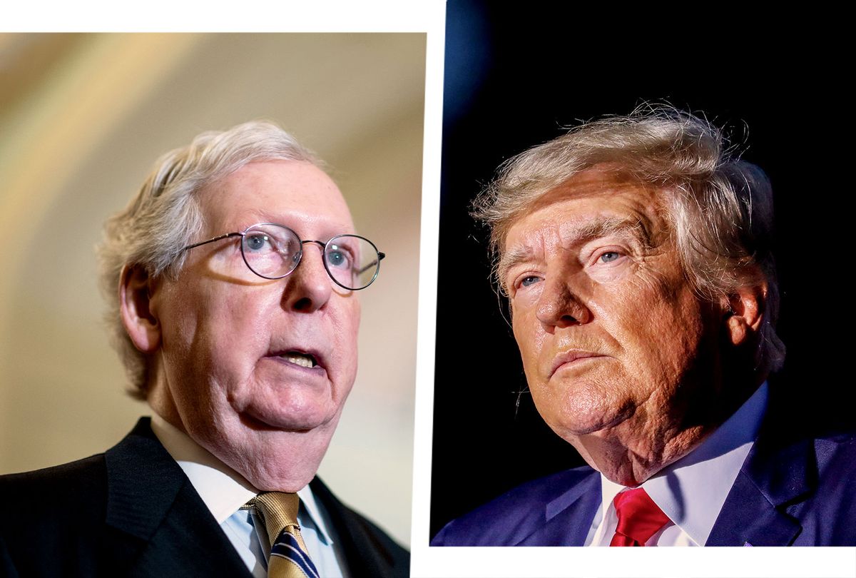 Mitch McConnell and Donald Trump (Photo illustration by Salon/Getty Images)
