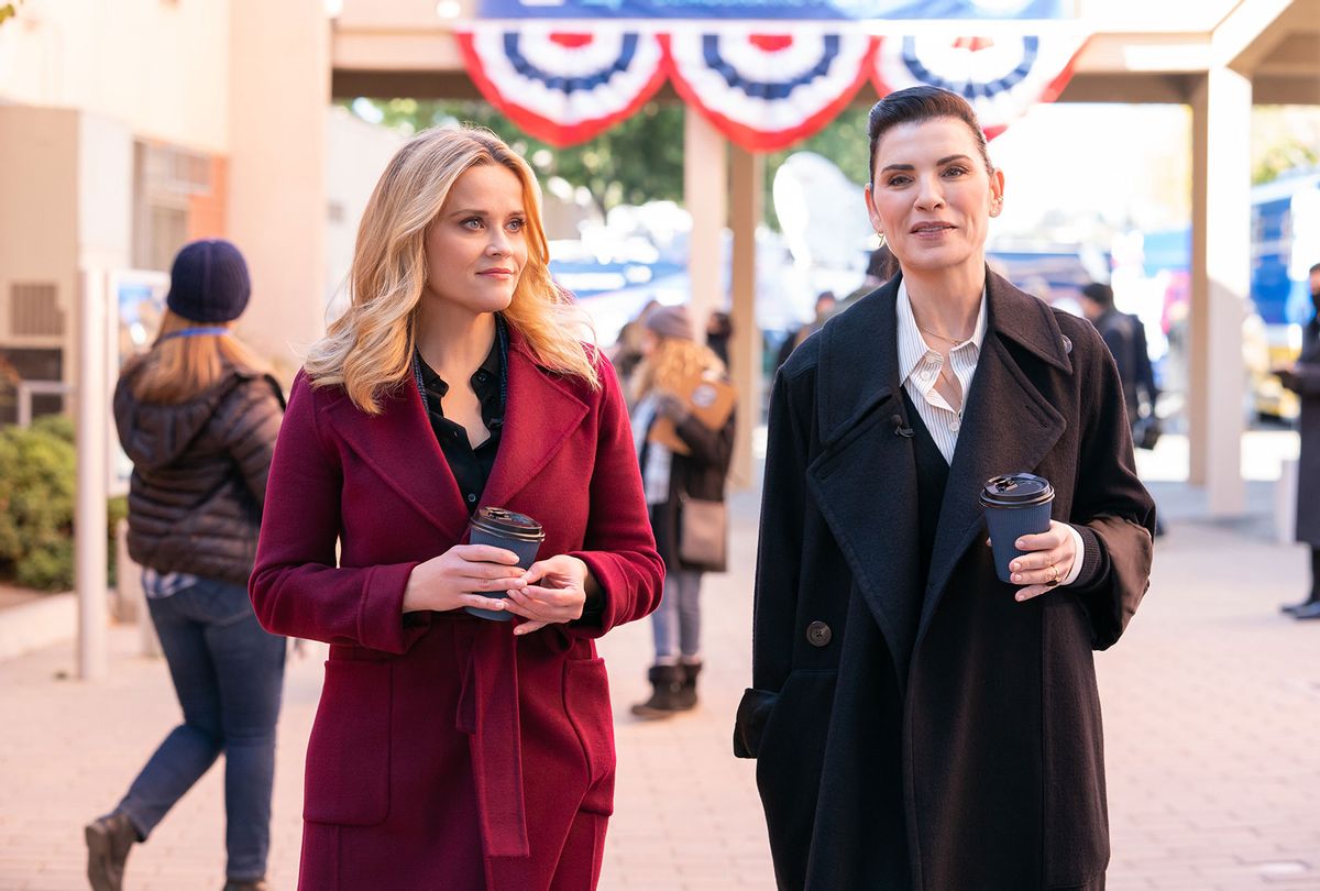 Reese Witherspoon and Julianna Margulies in "The Morning Show" (Apple TV+)