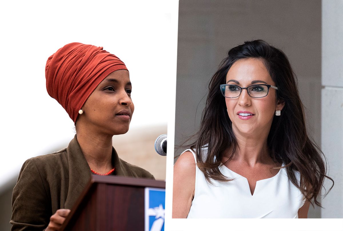 Ilhan Omar and Lauren Boebert (Photo illustration by Salon/Getty Images)