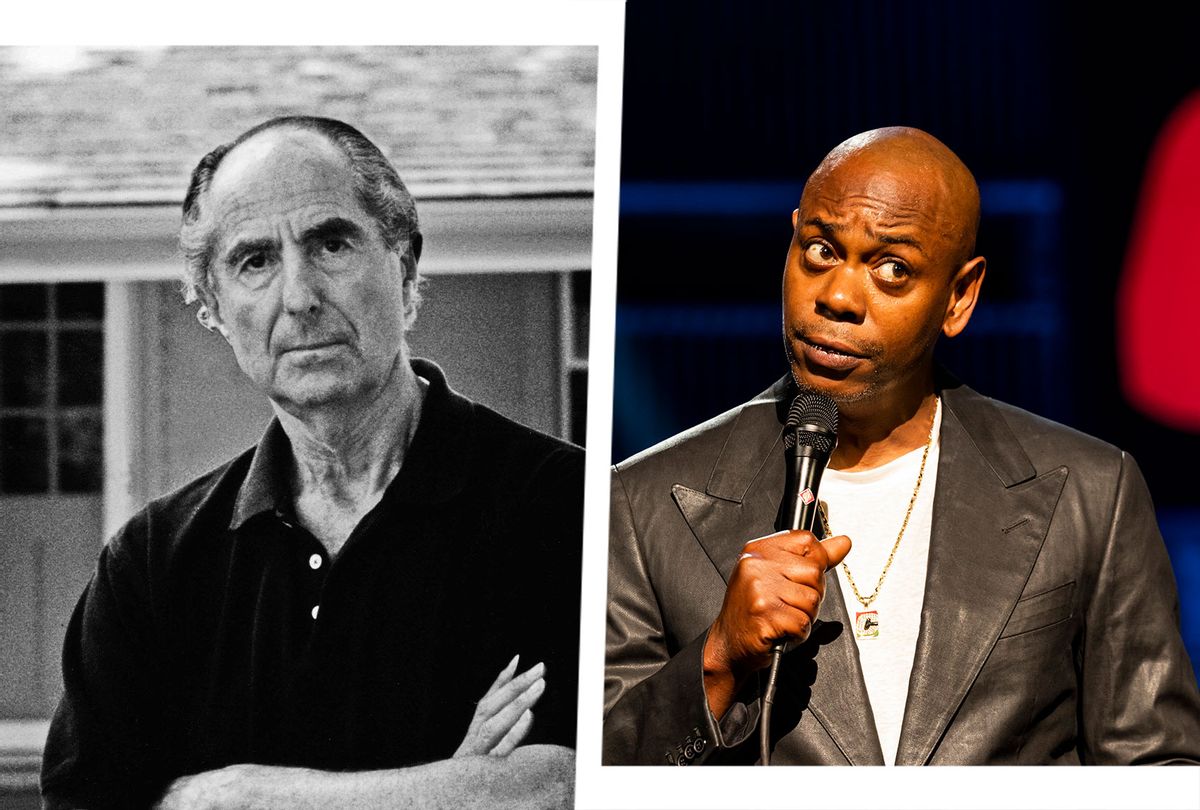 Philip Roth and Dave Chapelle (Photo illustration by Salon/Getty Images/Netflix)