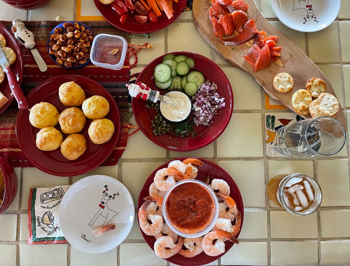 Christmas 2020 snack spread (Photo courtesy of Maggie Hennessy)