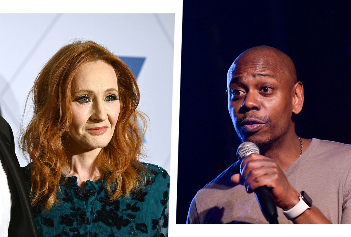 JK Rowling and Dave Chappelle (Photo illustration by Salon/Getty Images)