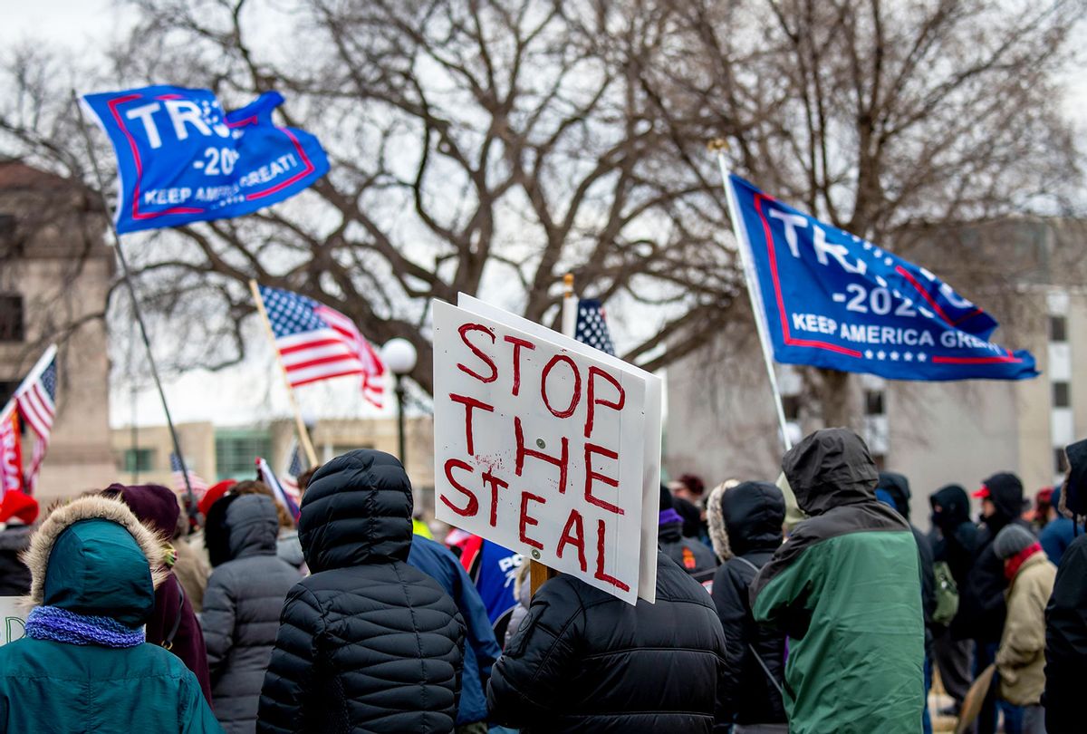 Stop the Steal rally. (Michael Siluk/Education Images/Universal Images Group via Getty Images)