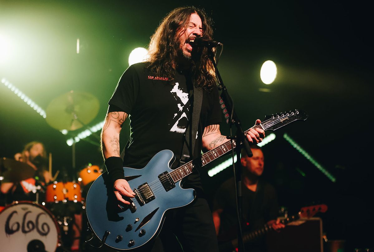 Dave Grohl of Foo Fighters performs onstage at the after party for the Los Angeles premiere of "Studio 666" at the Fonda Theatre on February 16, 2022 in Hollywood, California. (Rich Fury/Getty Images)