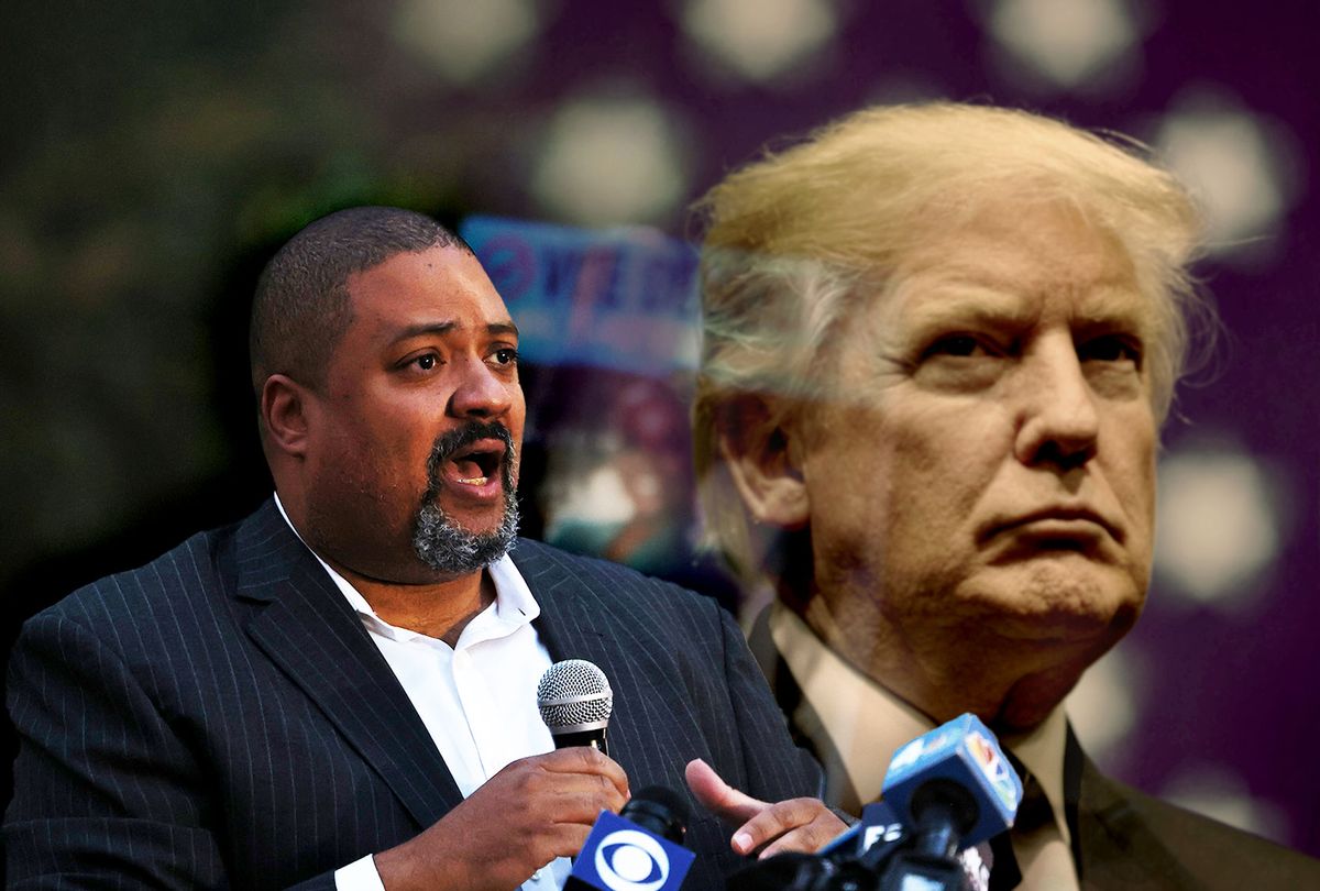 Alvin Bragg and Donald Trump (Photo illustration by Salon/Getty Images)