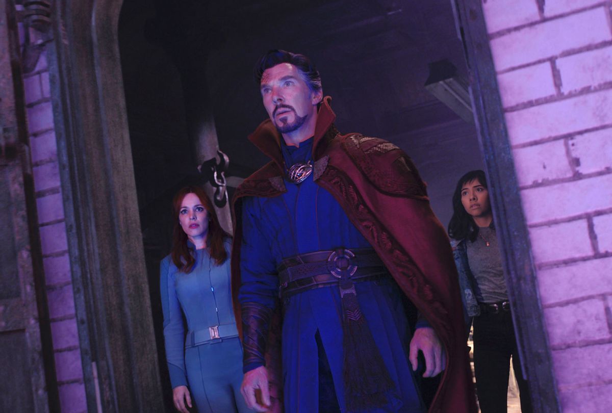 Rachel McAdams, Benedict Cumberbatch and Xochitl Gomez in "Doctor Strange in the Multiverse of Madness" (Marvel Studios)