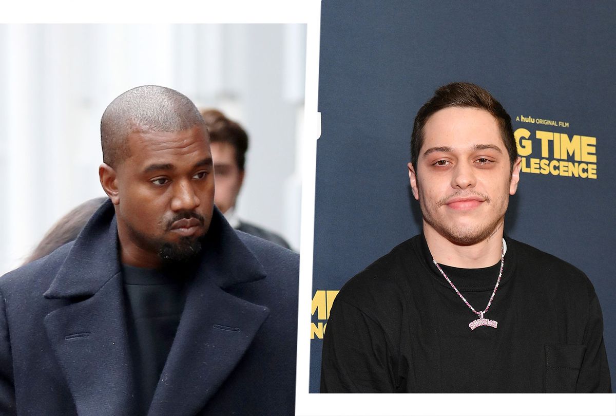 Kanye West and Pete Davidson (Photo illustration by Salon/Getty Images)
