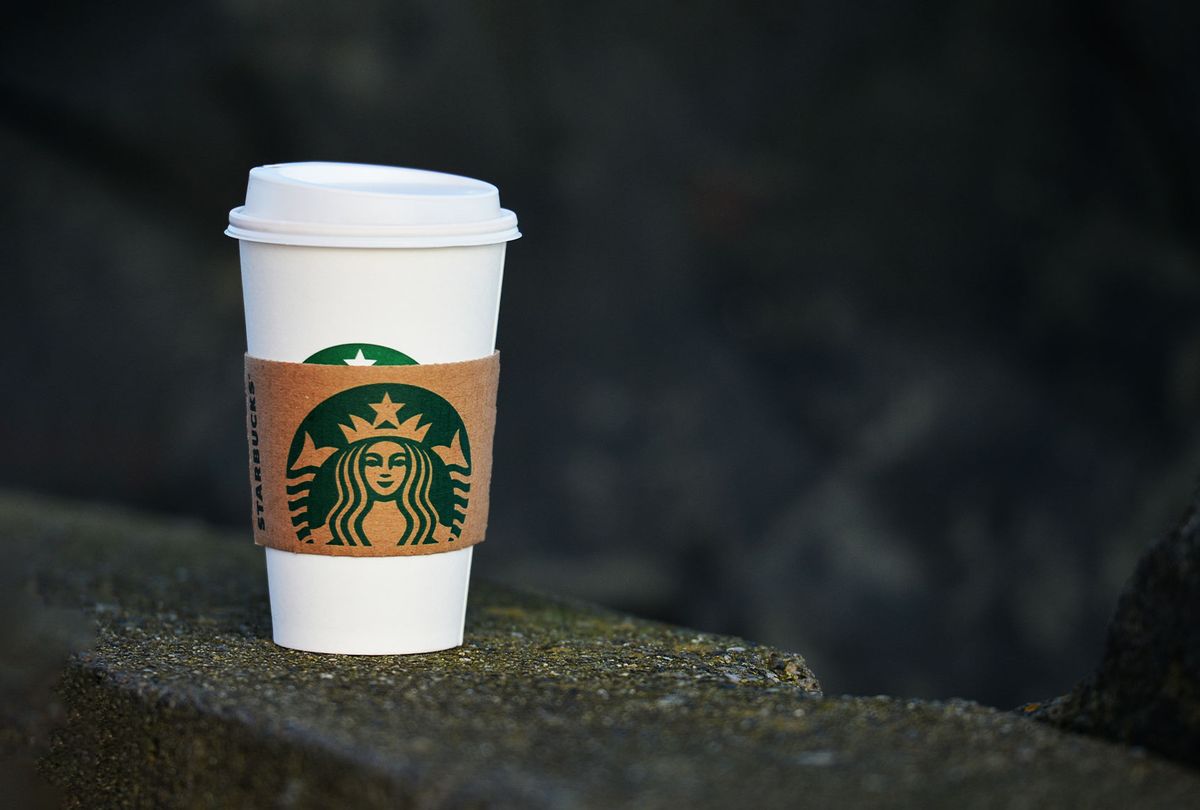 Starbucks cup of coffee (Artur Widak/NurPhoto via Getty Images)